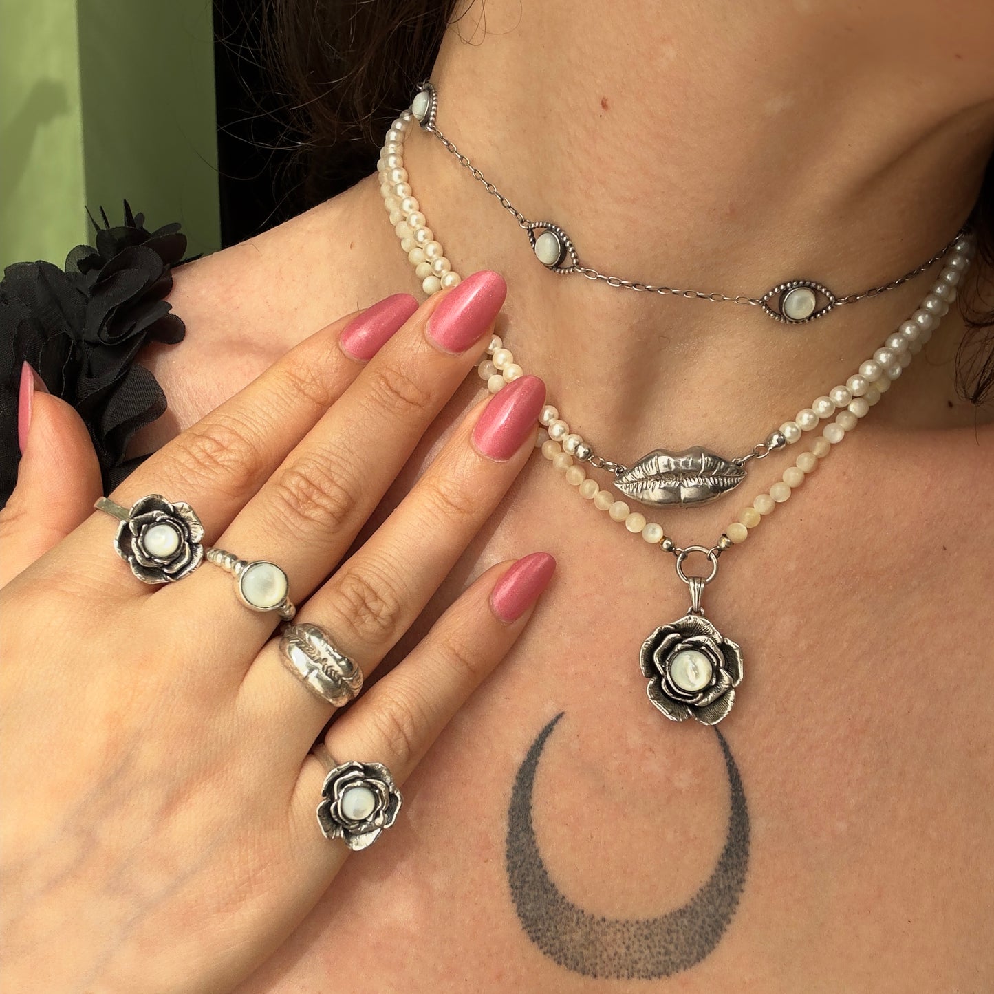 Choker Oculus - Silver