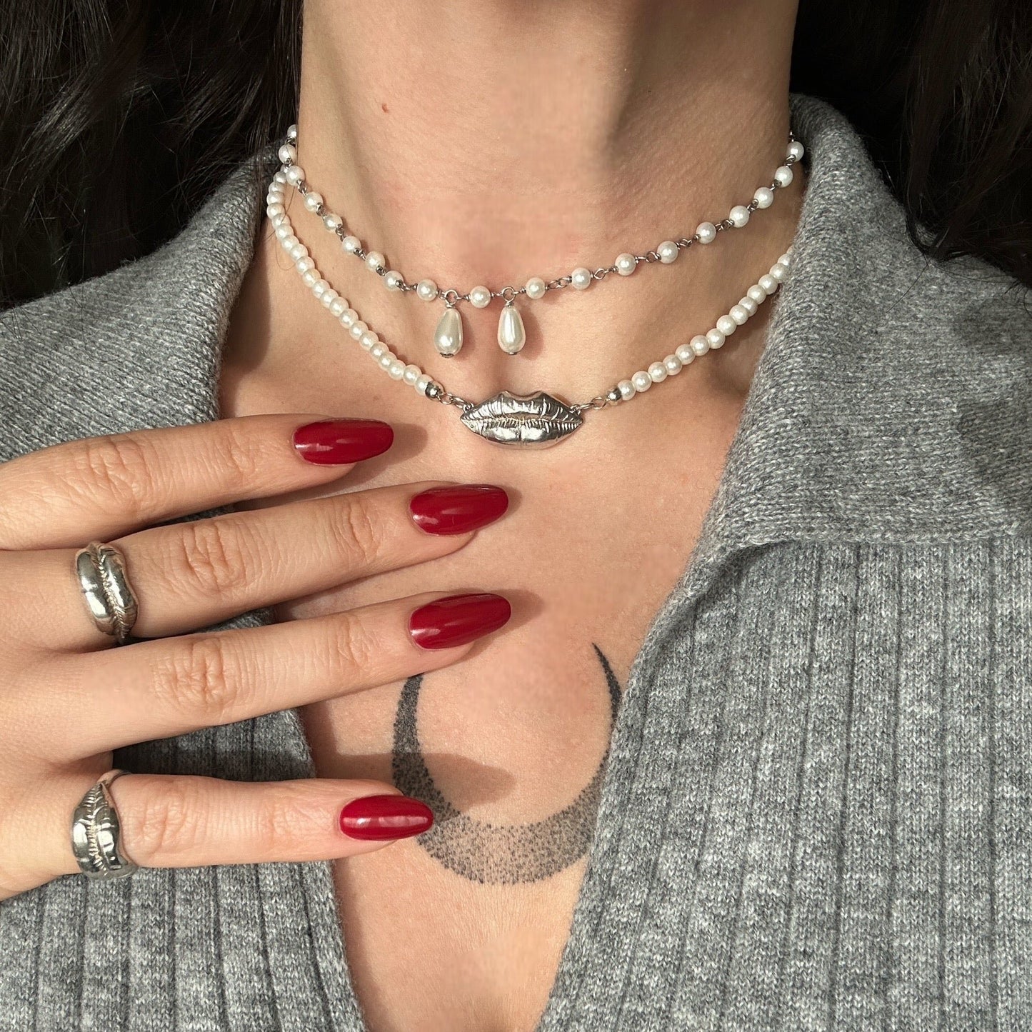 Choker Yolande - Silver