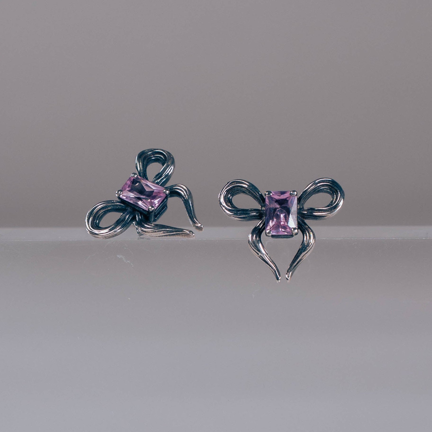 Orecchini Oh My Bow! - Rosa di Francia
