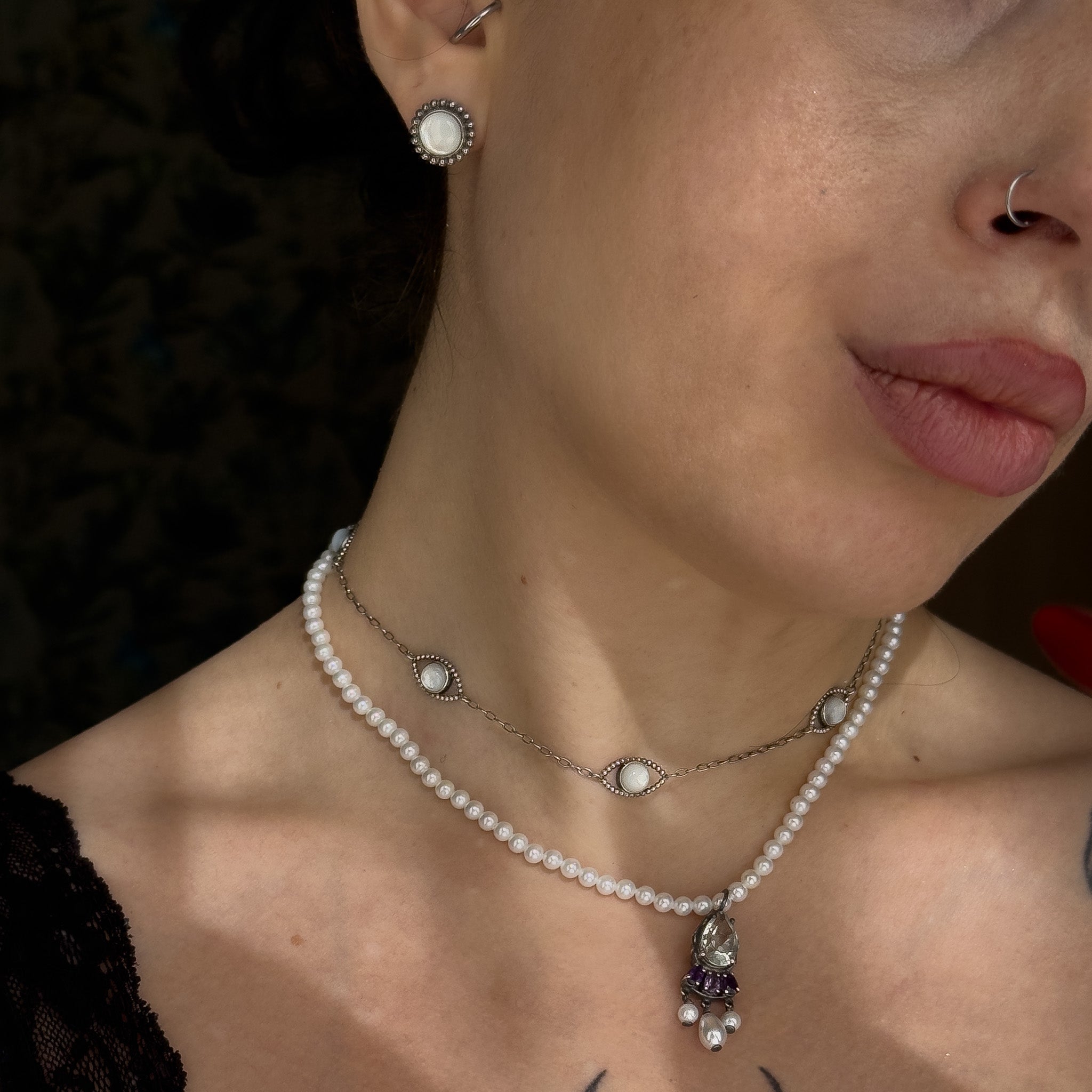 Oculus Choker - Silver