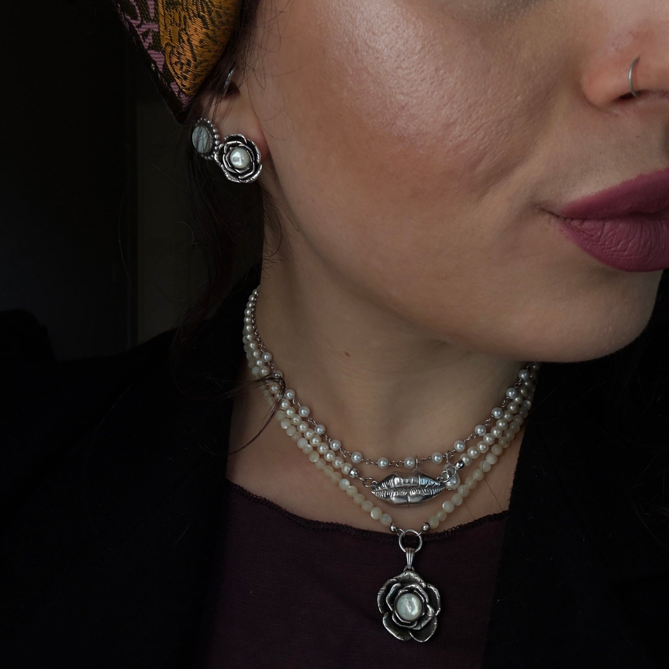 Orecchini Rosae - Silver