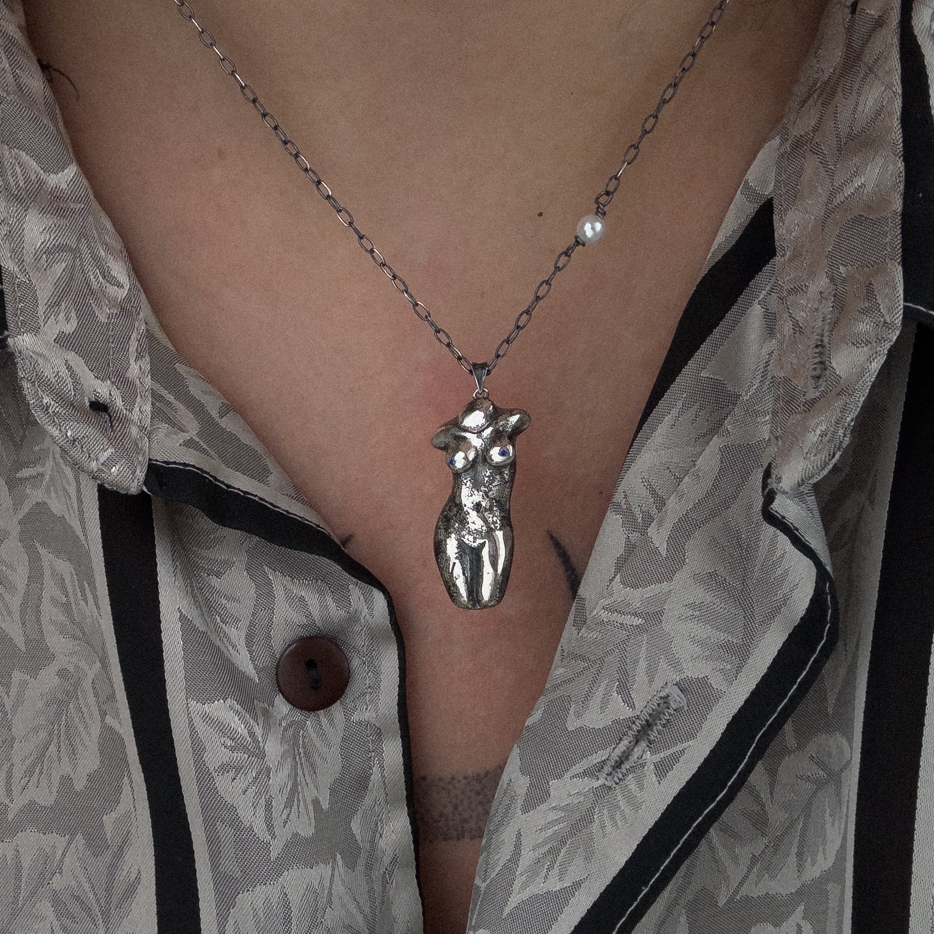 Collana Venus - Antiqued Silver