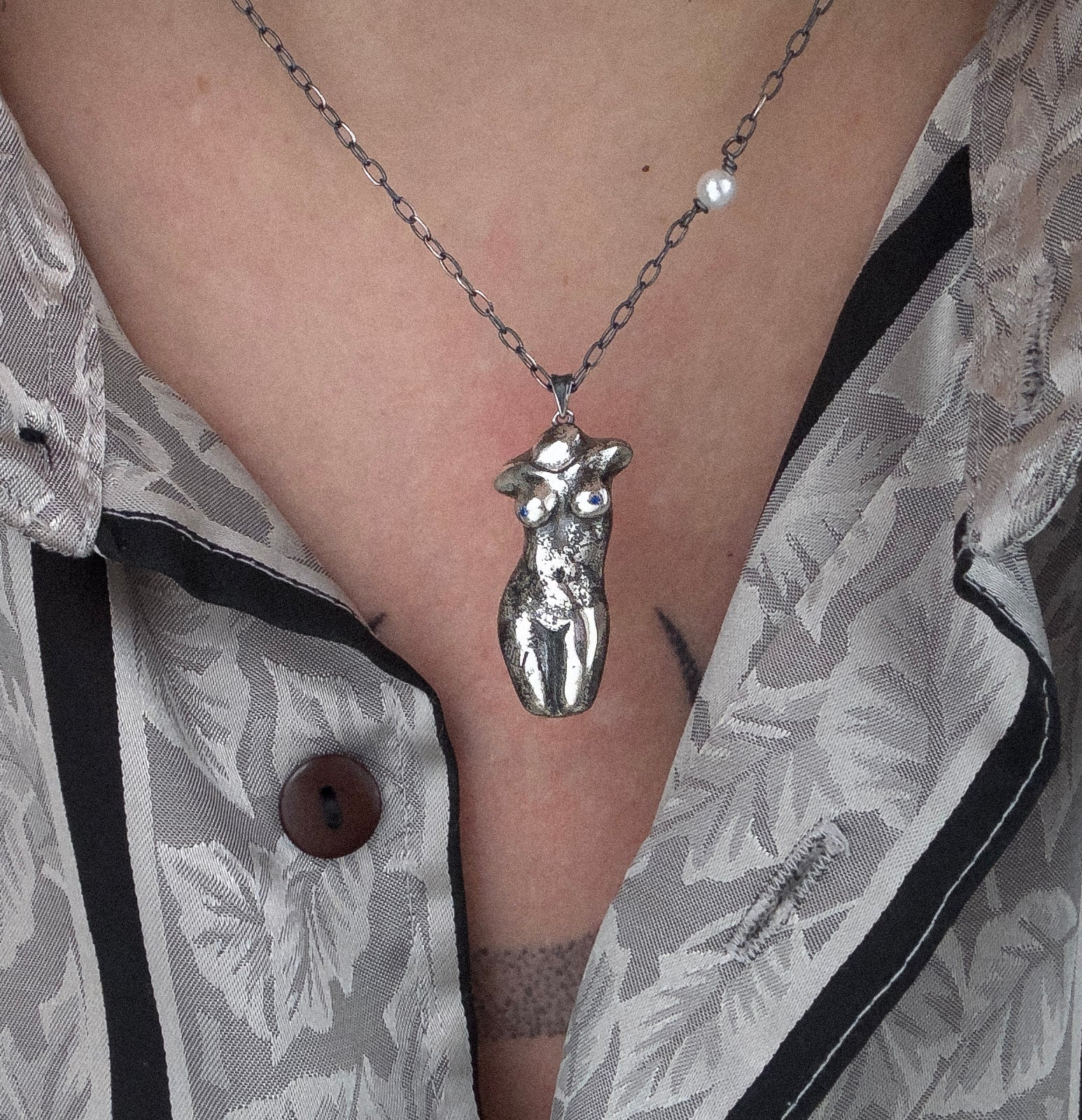 Collana Venus - Antiqued Silver
